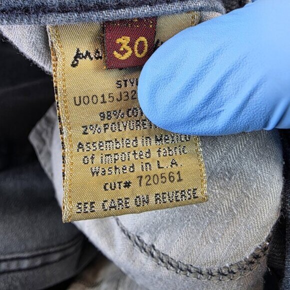 7 For All Mankind Jeans Womens 30 Blue Low Rise Ginger Flare Stretch Denim Pants - Picture 5 of 16